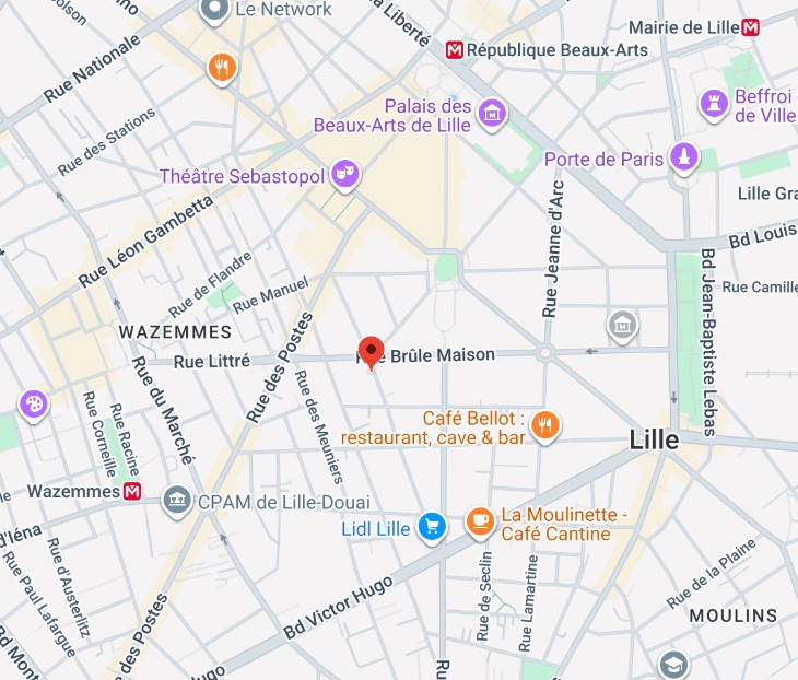 Lien pour l'adresse de Pablo sur Google Maps